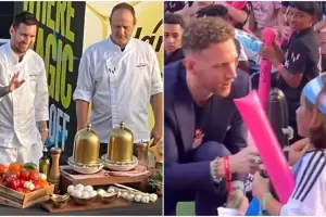 Un nene sorprendi� a Lionel Messi con una pregunta clave sobre su vida que lo hizo re�r