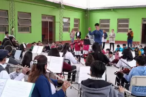 Concierto didctico de la orquesta del Ministerio de Educacin en la Escuela N323
