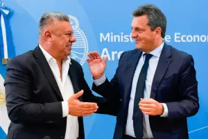 Massa y Tapia presentan el Mundial 2030 en Ezeiza