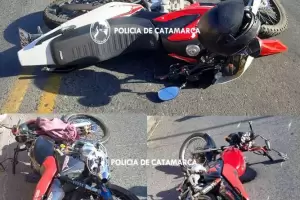 Tres motocicletas protagonizaron un siniestro vial