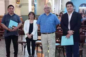 Emotiva profesin de miembros  de la Orden Franciscana Seglar