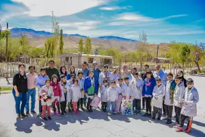 Jalil visit a las comunidades del Alto Valle del Cajn en Santa Mara