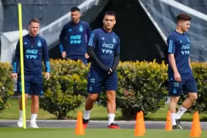 Todava con dudas de Scaloni, la Seleccin realiz el ltimo entrenamiento antes de Paraguay
