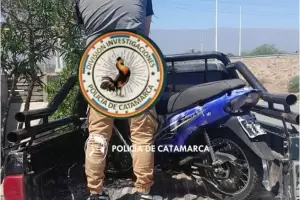 Recuperan moto sustrada de un domicilio