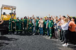Trabajan en el asfaltado de Chaquiago-El Potrero, para la comunidad andalgalense