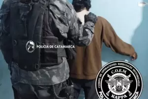 Entr a robar a un negocio, se dio a la fuga y fue detenido