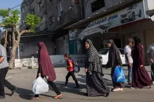 Un milln de palestinos dejaron sus hogares