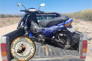Recuperan motocicleta sustrada en el norte de la Capital