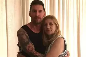 Messi viaj� a Rosario en un vuelo privado para festejar el D�a de la Madre