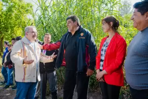 Jalil visit a productores de Mutqun y Sijn