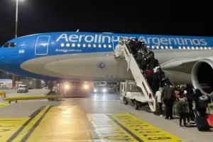 Lleg a Argentina el segundo vuelo con repatriados de Israel