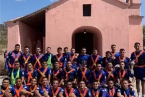 Bicicleteada de los cadetes del IES Policial por Capital y Fray Mamerto Esqui�