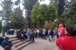 El Polo Obrero y la Unidad Piquetera reclamaron por alimentos