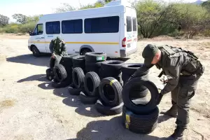 Incautaron ms de cien neumticos de contrabando en controles vehiculares