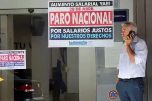 Paro bancario: Trabajo dict conciliacin obligatoria y se levant la medida