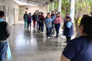 La Sede de Participacin Vecinal de La Tablada recibi a la Virgen