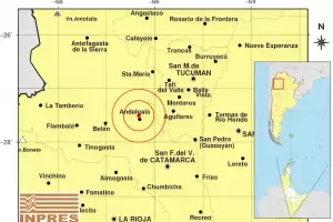 Fuerte sismo sacudi Andalgal