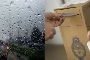 Con alerta de tormenta y viento, as estar el tiempo del domingo electoral