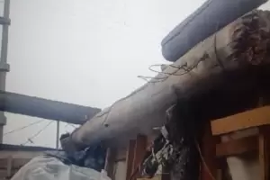 Tormenta y daos: una vivienda sufri el colapso de su techo y un organismo cntrico se inund