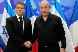 Macron, en Israel: "El primer objetivo es la liberacin de todos los rehenes de Hamas"