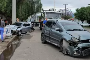 Tremendo choque mltiple en el norte de la Capital