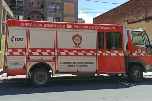 Una camioneta se incendi en la Ruta Nacional N38