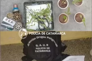 Secuestro de drogas y dos detenidos tras allanamientos en Beln