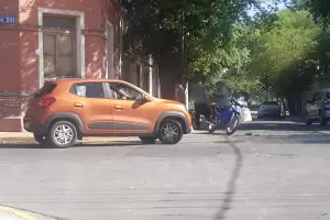 Siniestro vial en las calles 25 de Mayo y Prado