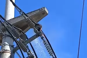 La zona norte de la ciudad qued sin luz por el incendio de un transformador