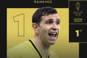 Histrico: Dibu Martnez fue elegido como el mejor arquero del mundo