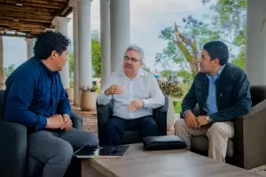 Jalil recibi al intendente electo de Villa Vil