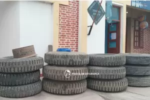 En Capayn, secuestraron neumticos en un taller mecnico