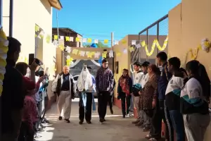 Jornada de oracin y reflexin junto a la Virgen en la escuela secundaria N 84