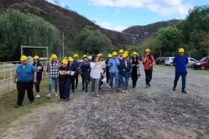 Estudiantes de Maestra en Gestin Ambiental visitaron la Planta Potabilizadora de Las Pirquitas