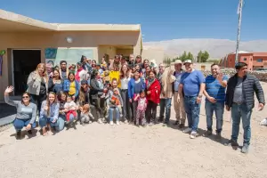 El Gobernador Jalil y la ministra Tolosa Paz recorrieron Laguna Blanca
