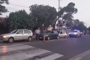 Tremendo choque en cadena  en el Norte de la Capital