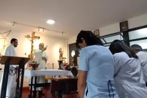 Celebran a San Artmides Zatti en el hospital San Juan Bautista