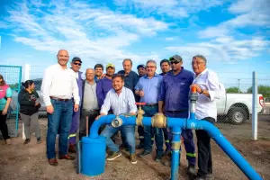 Jalil y Polti visitaron y pusieron en marcha obras de agua y energa para el Este catamarqueo