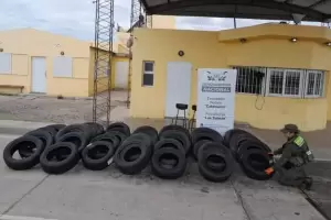Secuestraron ms de 100 neumticos en distintos controles