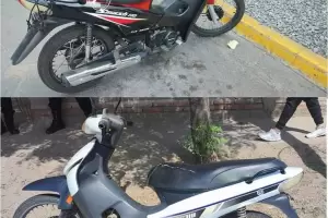 Abandon su motocicleta para robarse otra en el Norte de la Capital