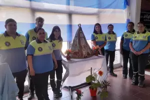 La Madre del Valle visit instituciones y dependencias municipales de Valle Viejo