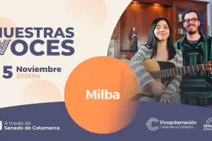 Milba pone su canto en Nuestras Voces