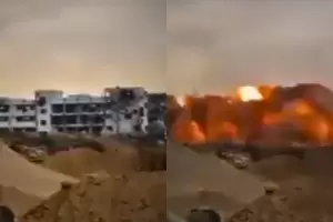 El Ejrcito de Israel destruy la sede de Gobierno de Hamas en Gaza