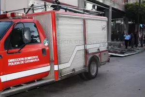 Principio de incendio en el centro capitalino