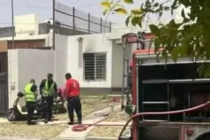 Por un accidente domstico, se incendi una vivienda en la Capital