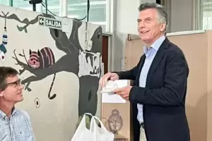 Vot� Mauricio Macri y celebr� "la posibilidad de expresarse con libertad"
