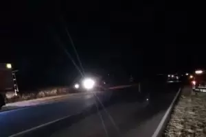 Un motociclista falleci tras ser chocado por una ambulancia en Ruta 157