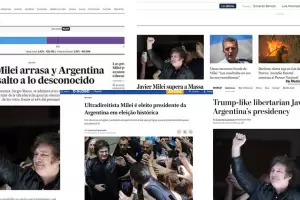 As reflejaron los medios del mundo la llegada de Milei a la Casa Rosada