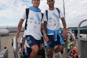 La Seleccin Argentina ya parti a Brasil para la ltima fecha de las Eliminatorias del ao