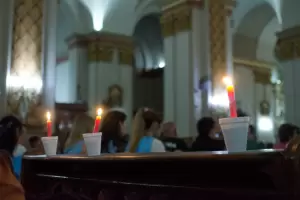 As fue la "Marcha de velas" por el ex ministro Juan Carlos Rojas